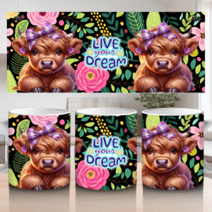 11oz/15oz Ceramic Mug Live Your Dreams