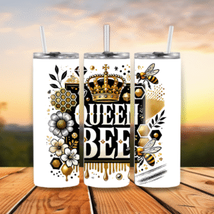 20oz Stainless Steel Tumbler Queen Bee