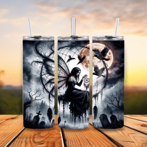 20oz Stainless Steel Tumbler Night Fairy