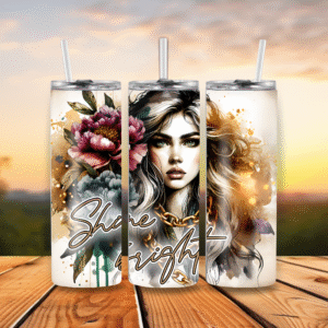 20oz Stainless Steel Tumbler Shine Bright