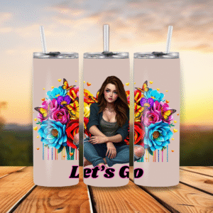 20oz Stainless Steel Tumbler Lets Go