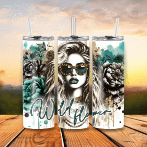 20oz Stainless Steel Tumbler Wildflower