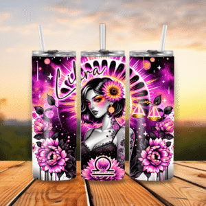 20oz Stainless Steel Tumbler Libra Zodiac