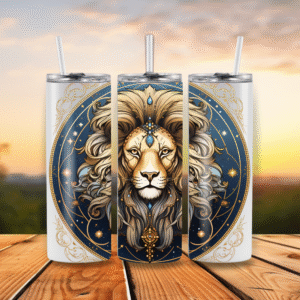 20oz Stainless Steel Tumbler Leo Zodiac 1