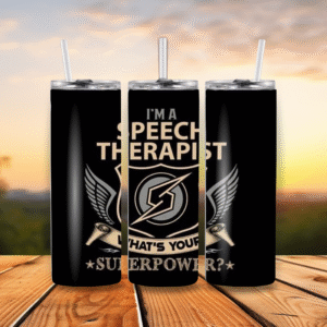 20oz Stainless Steel Tumbler Speech Therapist