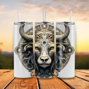 20oz Stainless Steel Tumbler Taurus Zodiac 1