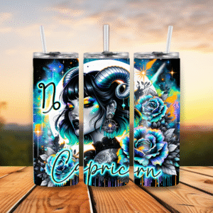 20oz Stainless Steel Tumbler Capricorn Zodiac