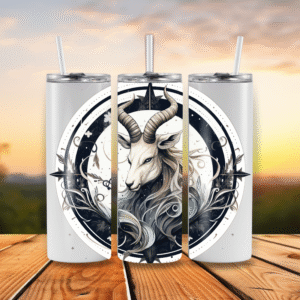 20oz Stainless Steel Tumbler Capricorn Zodiac 1