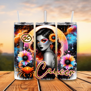 20oz Stainless Steel Tumbler Cancer Zodiac 2