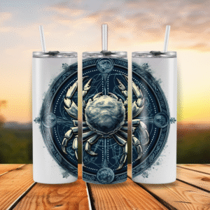 20oz Stainless Steel Tumbler Cancer Zodiac 3