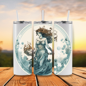 20oz Stainless Steel Tumbler Aquarius Zodiac 1