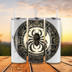20oz Stainless Steel Tumbler Cancer Zodiac1