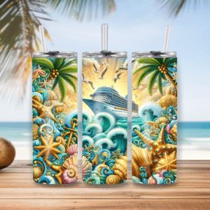 20oz Stainless Steel Tumbler Cruise Ship