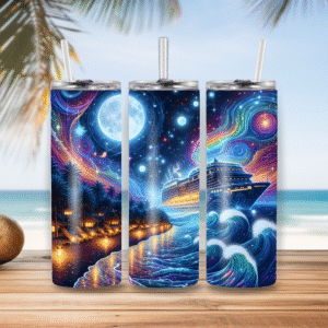 20oz Stainless Steel Tumbler Cruise Ship 10