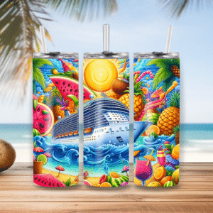 20oz Stainless Steel Tumbler Cruise Ship 1